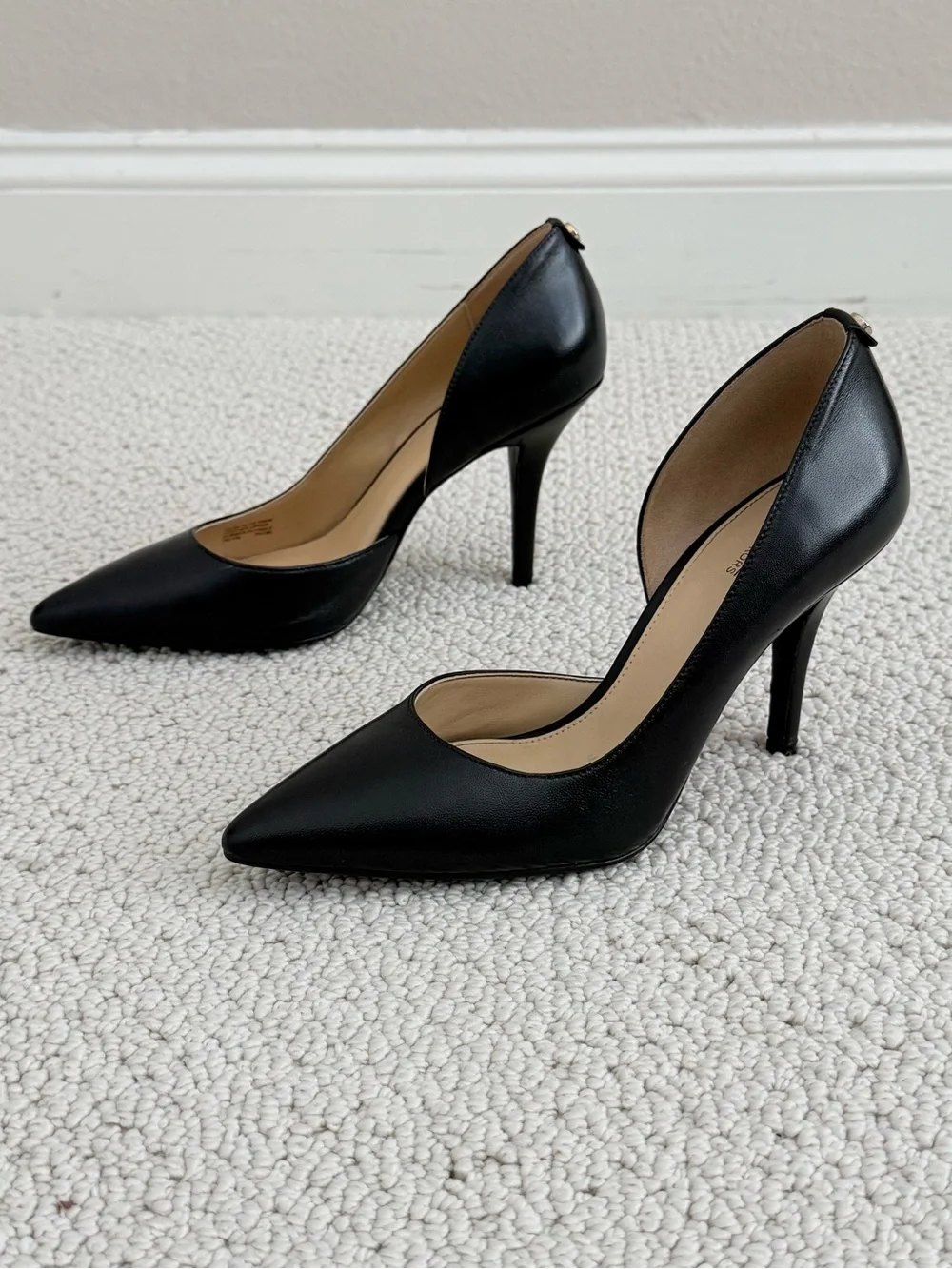 Michael Kors Black Leather Heels